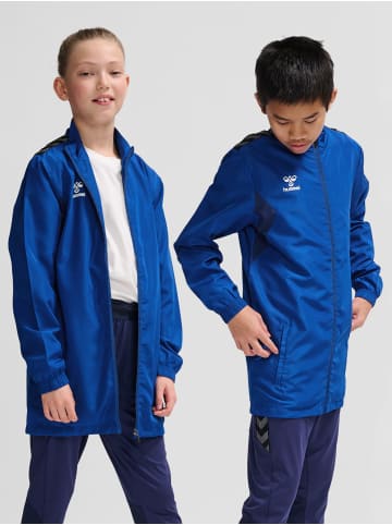 Hummel Reißverschluss Kapuzenpullover Hmlauthentic Kinder in TRUE BLUE