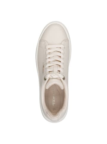 Tamaris Sneaker in IVORY LEATHER