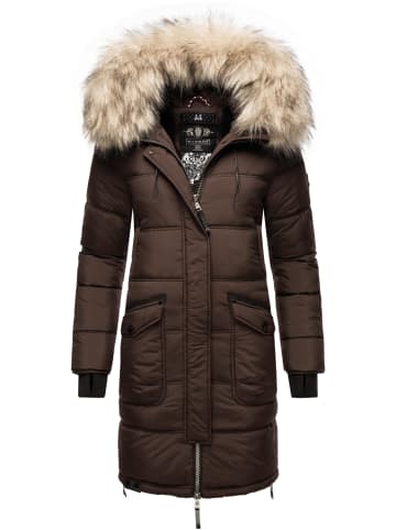 Marikoo Wintermantel Chaskaa in Dark Choco