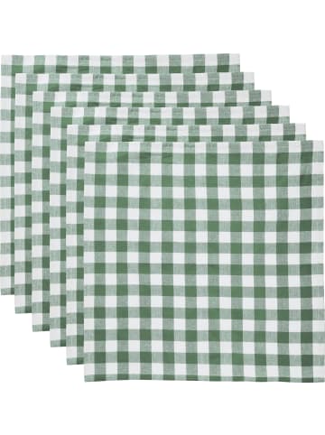 REDBEST Baumwolle Serviette 6er-Pack Nashville in grün