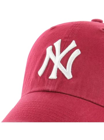 47 Brand 47 Brand New York Yankees Clean Up Cap in Dunkelrot