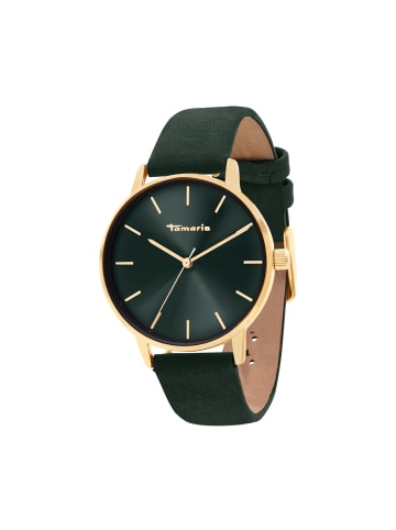 Tamaris Armbanduhr Everyday Hero Leather in grün