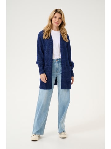 Kaffe Strickjacke KAtrina in Beacon Blue Melange