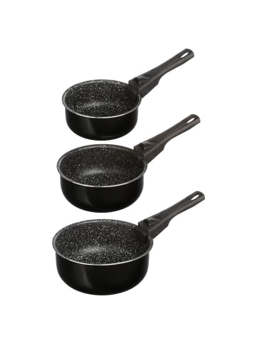 Secret de Gourmet Set 3 Töpfe in schwarz