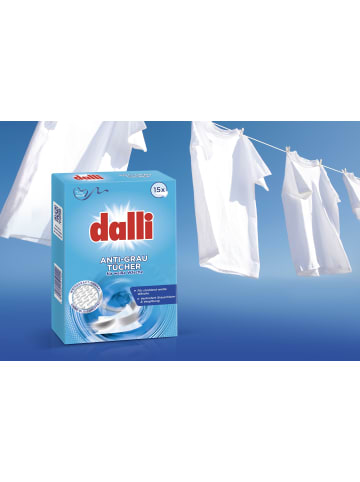 DALLI-WERKE Anti Grau Tücher | Verhindert Grauschleier weisser Wäsche | 180 Tücher
