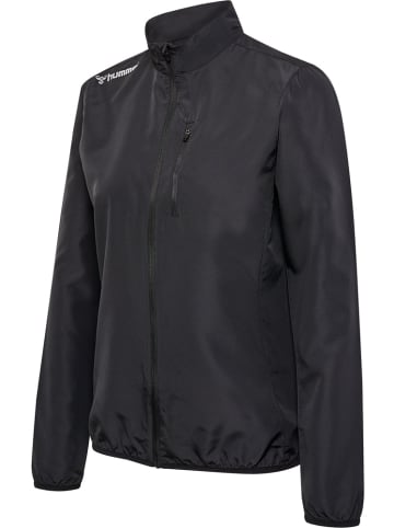 Hummel Trainingsjacke "Hmlrun Jacket Woman" in Schwarz