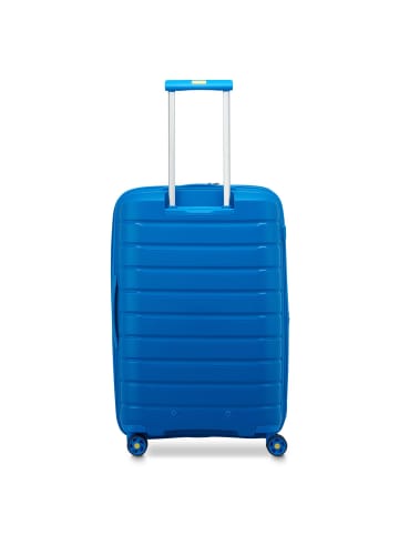 Roncato B-Flying Move 4 Rollen Kofferset 3-teilig mit Dehnfalte blue cobalto