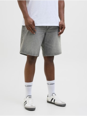 JACK & JONES PLUS Jeans-Shorts in Grey Denim