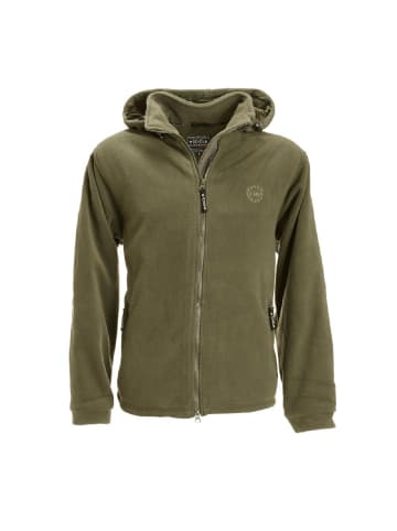 BMS Fleecejacke/Fleecepullover in Grün