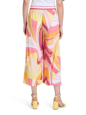 Betty Barclay Culotte mit elastischem Bund in Rosé/Yellow