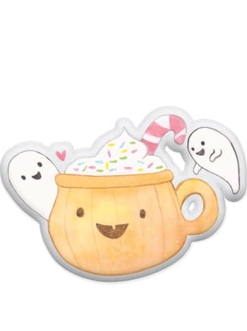 Mr. & Mrs. Panda plüschfigur Kaffee Gespenst ohne Spruch in Weiß