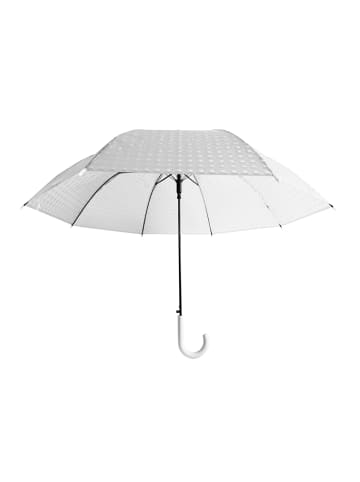 Yuhu Regenschirm Stockschirm in Weiß