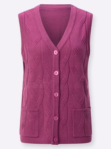 WITT WEIDEN Strickweste in erika