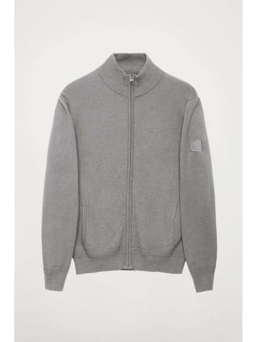 Polo Club Cardigan in Grau