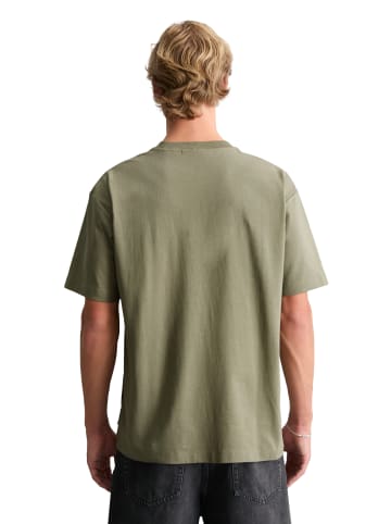 Marc O'Polo DENIM Crayfish Capsule T-Shirt, Chestprint, Relaxed Fit in Chalky Sage