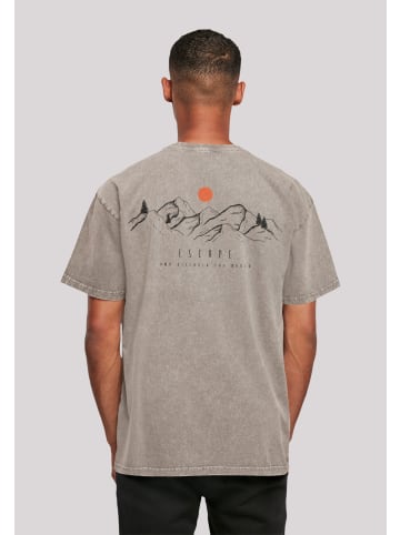 F4NT4STIC Oversize T-Shirt Discover the world in Asphalt