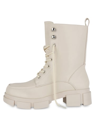 VAN HILL Schnürstiefeletten Olivia in Creme