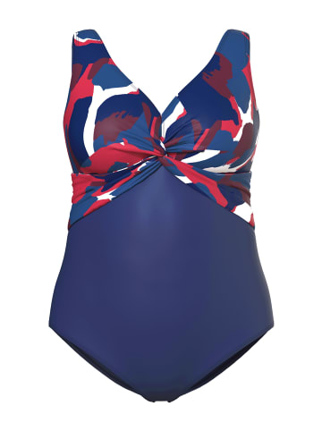 Ulla Popken Badeanzug in dunkelindigo