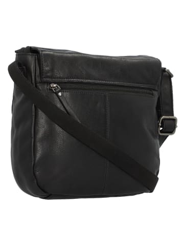 Greenburry Colombiana Umhängetasche Leder 25 cm black