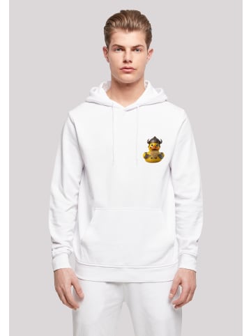 F4NT4STIC Basic Hoodie Rubber Duck Viking HOODIE UNISEX in weiß