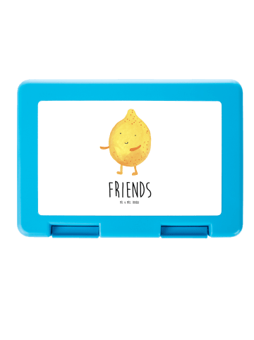 Mr. & Mrs. Panda Bento Box Beste Freunde Zitrone mit Spruch in Weiß