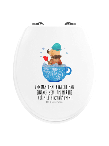 Mr. & Mrs. Panda Klodeckel Nachtfalter Schaumbad mit Spruch in Weiß