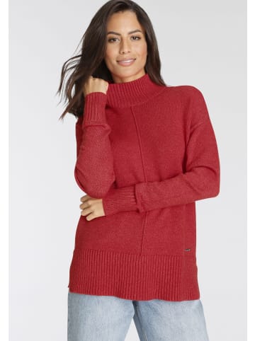 Laura Scott Stehkragenpullover in rot-orange