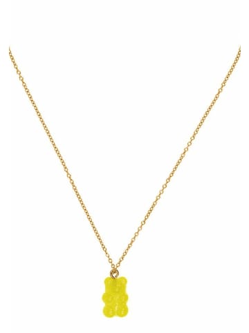 Gemshine Kette mit Anhänger Gummibär GELB in gold coloured