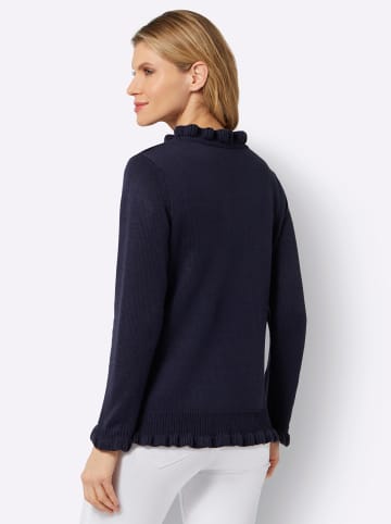 Sieh an! Strickjacke in marine