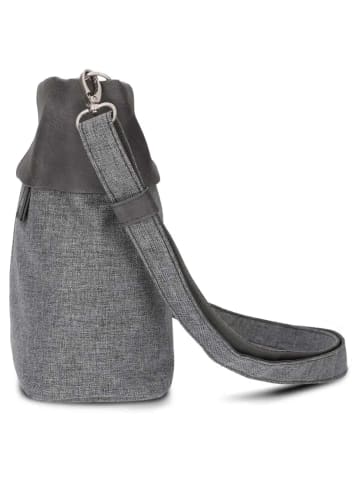 Zwei Olli OT8 - Schultertasche 25 cm (salbei) in grau