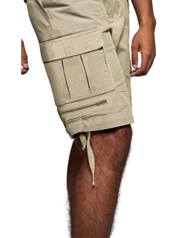 Normani Outdoor Sports Sommer-Shorts „Atacama“ mit Gürtel „Wadi“ in Khaki