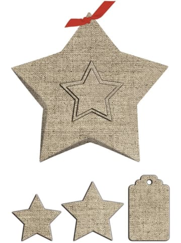 Buntpapierfabrik Ludwig Bähr Geschenkbox Stella 14,5x14,5x4cm Packung mit 5 Stück Motiv: 09