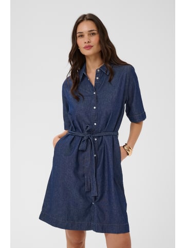 Kaffe Kleid KAjade A-shape in Dark Blue Chambray