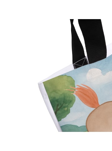 Mr. & Mrs. Panda Tote Bag Pferd Springen Design ohne Spruch in Weiß