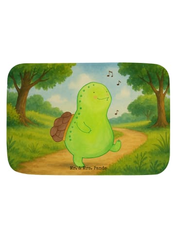 Mr. & Mrs. Panda Badteppich Schildkröte Pfeifen Design ohne Spruch in Weiß