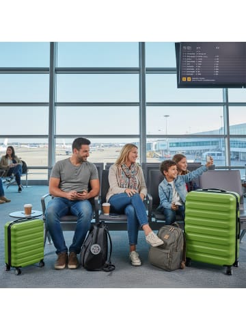 relaxdays 2-tlg. Kofferset in Hellgrün