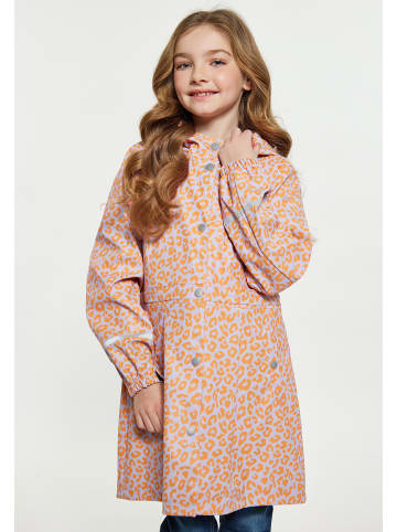 Schmuddelwedda Mädchen Regenparka in Pastelllavendel Orange Leo