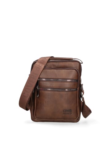 Enrico Coveri Umhängetasche in BROWN