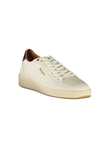 BLAUER USA Weiße Leder-Sneaker