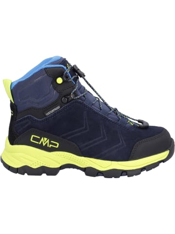 cmp Wanderschuhe MELNICK MID WP in black blue-lime