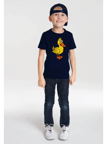 Logoshirt T-Shirt Die Sendung mit der Maus - Ente in dunkelblau