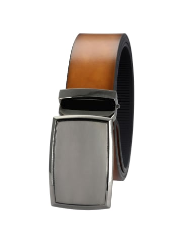 Lindenmann Gürtel für Herren in cognac