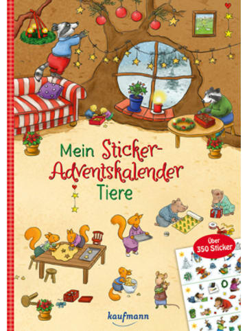 Kaufmann Kalender - Mein Sticker-Adventskalender - Tiere