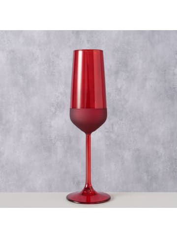 Boltze Sektglas Moluna in rot