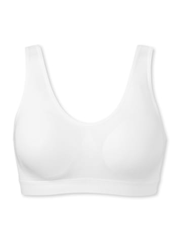 Schiesser Cup Bustier Seamless Light in Weiß