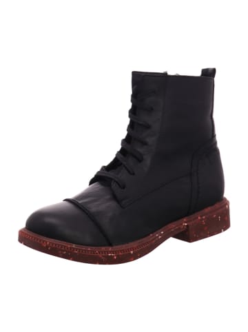 Esgano Damenschnürrstiefel kalt flach  in  Schwarz