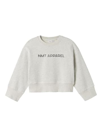 name it Sweatshirt in Light Grey Melange