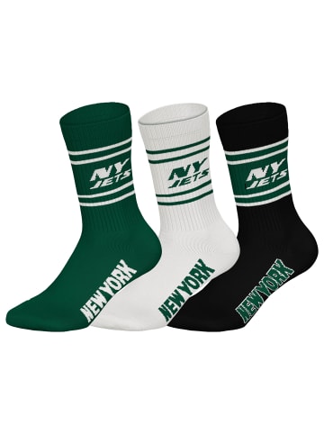 NFL Socken 6er Pack in New York Jets/Weiß