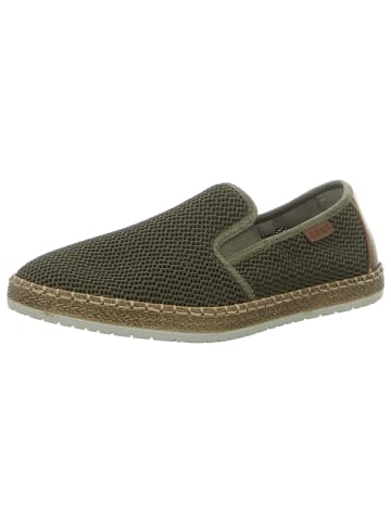 rieker Sportlicher Slipper in grün