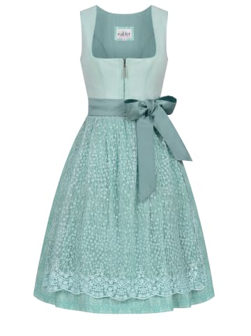 Nübler Midi Dirndl Gundi in Aqua